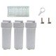 Porte-filtre 2,5'' sans cartouche module triple