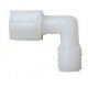 Raccord coudé mâle à visser 1/4'' - 1/4''
