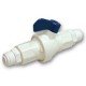 Raccord rapide 1/4'' avec vanne manuelle